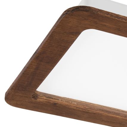 Lampada LED da incasso WOODY SPOT LED/17W/230V 3000K ciliegio 18,5x18,5 cm