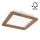 Lampada LED da incasso WOODY SPOT LED/17W/230V 3000K noce 18,5x18,5 cm