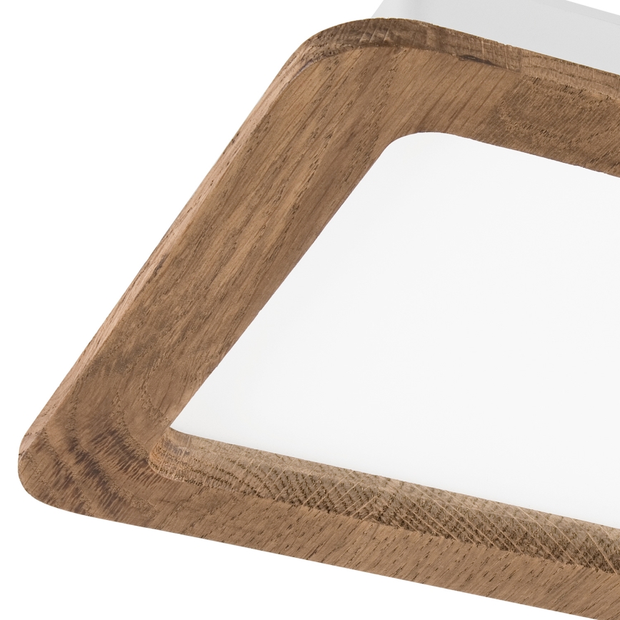 Lampada LED da incasso WOODY SPOT LED/17W/230V 3000K noce 18,5x18,5 cm