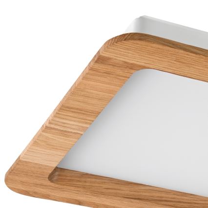 Lampada LED da incasso WOODY SPOT LED/17W/230V 3000K quercia 18,5x18,5 cm