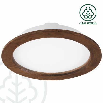Lampada LED da incasso WOODY SPOT LED/23,5W/230V 4000K ciliegio ø 23,5 cm