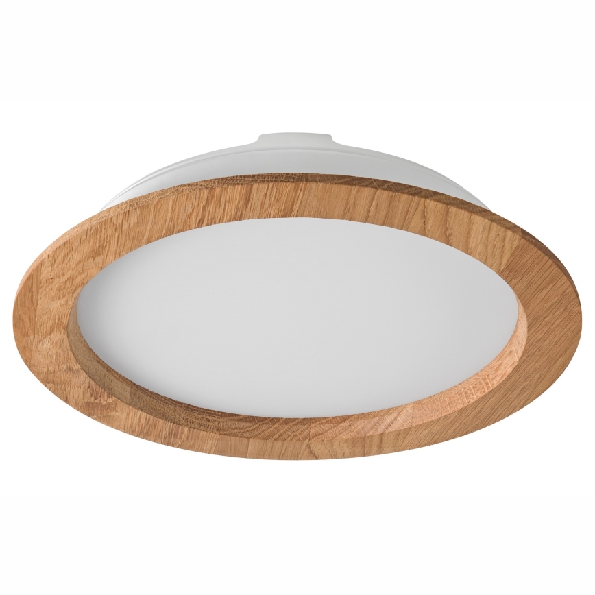 Lampada LED da incasso WOODY SPOT LED/23,5W/230V 4000K quercia ø 23,5 cm