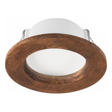 Lampada LED da incasso WOODY SPOT LED/5,5W/230V 4000K ciliegio ? 10 cm