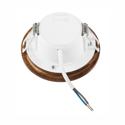 Lampada LED da incasso WOODY SPOT LED/5,5W/230V 4000K ciliegio ø 10 cm