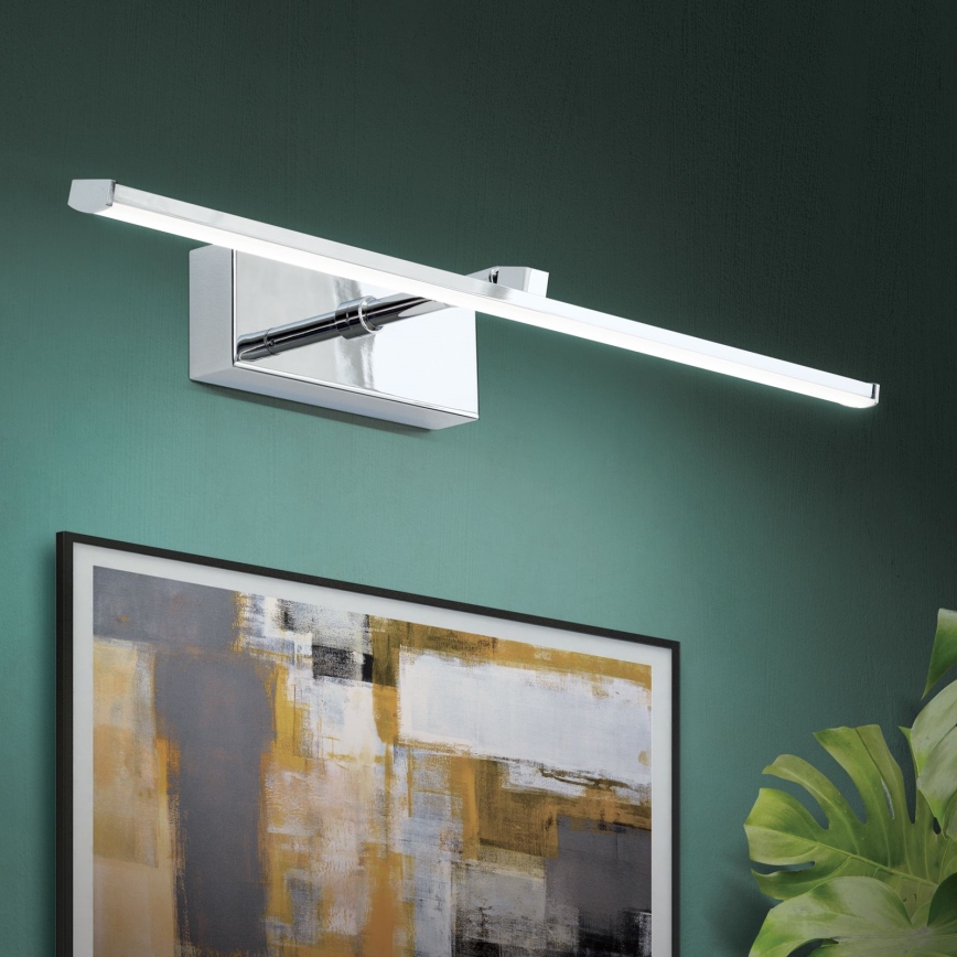 Lampada LED da quadro PUBLIO LED/10W/230V 50 cm cromo lucido