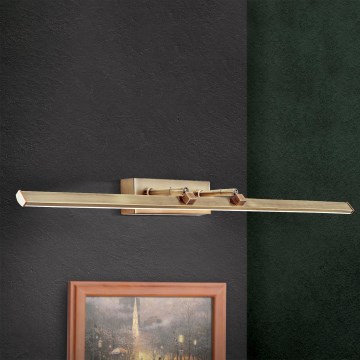 Lampada LED da quadro PUBLIO LED/15W/230V 75 cm oro/patina