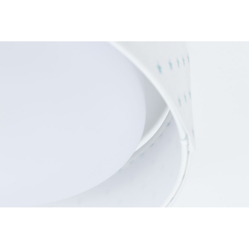 Lampada da soffitto LED per bambini GALAXY KIDS LED/24W/230V stelle bianco/turchese