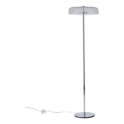 Lampada LED da terra LED/10W/230V 3000K cromo lucido
