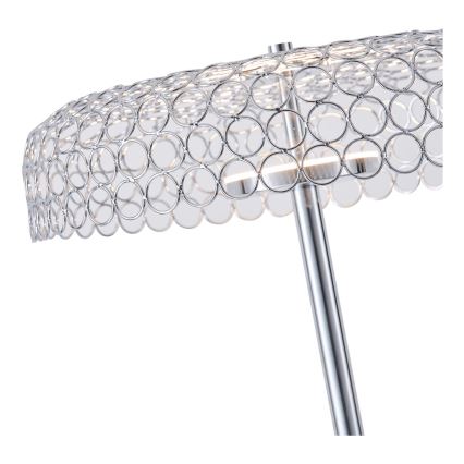 Lampada LED da terra LED/10W/230V 3000K cromo lucido
