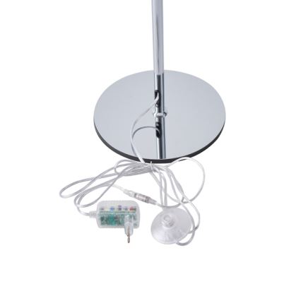 Lampada LED da terra LED/10W/230V 3000K cromo lucido