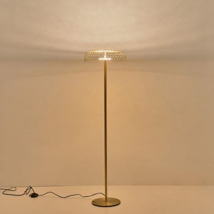 Lampada LED da terra LED/10W/230V 3000K oro