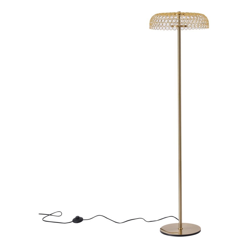 Lampada LED da terra LED/10W/230V 3000K oro