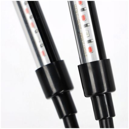 LED Dimmerabile flexible lampada da tavolo con clip per la coltivazione di piante VITARO 3xLED/10W/230V nero