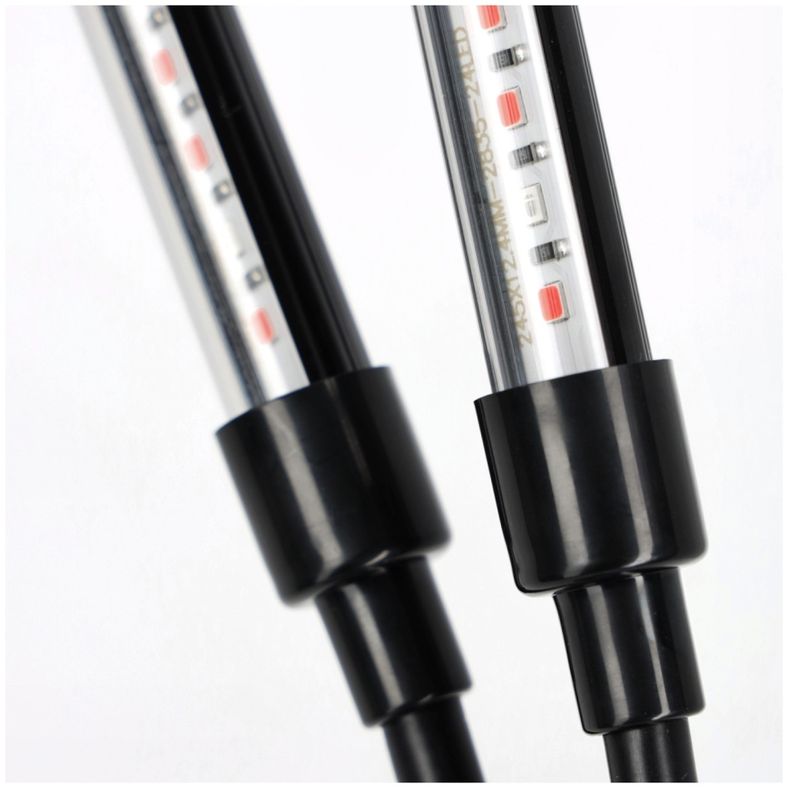 LED Dimmerabile flexible lampada da tavolo con clip per la coltivazione di piante VITARO 3xLED/10W/230V nero