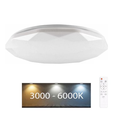 Lampada LED dimmerabile da bagno GALAXY LED/72W/230V diametro 49 cm 3000-6000K IP44 + telecomando