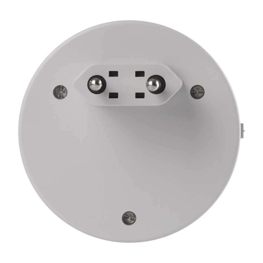 Lampada LED notturna con fotosensore + 2xUSB 3xLED/0,3W/230V