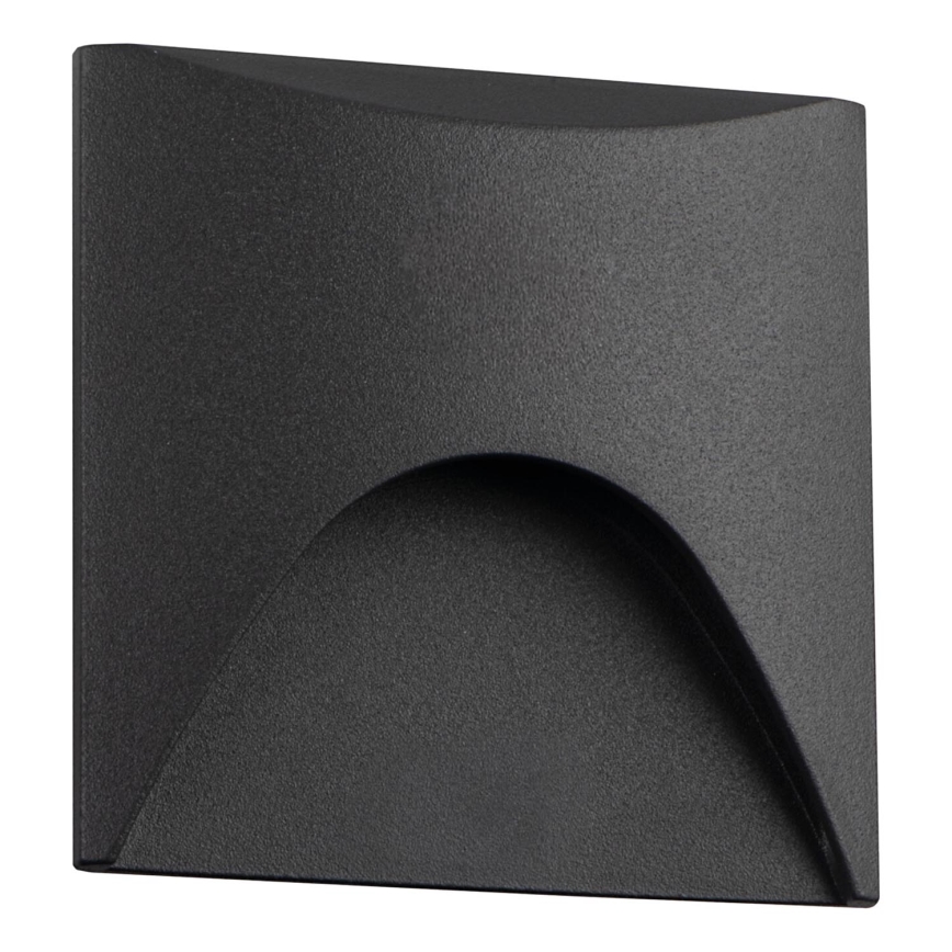 Lampada LED per scale EXIN LED/2,5W/230V 3000K IP65 antracite squadrata