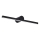 Lampada LED per specchio da bagno 10W/230V 3000K IP65 nera