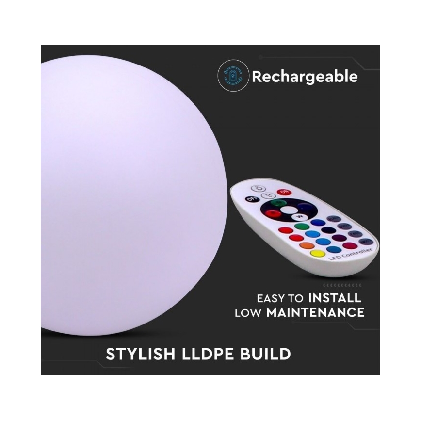 Lampada LED RGB da esterno dimmerabile LED/1W/230V 30cm IP67
