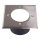 Lampada LED segnapasso MIVO LED/3W/230V 12x12 cm IP67 cromo opaco