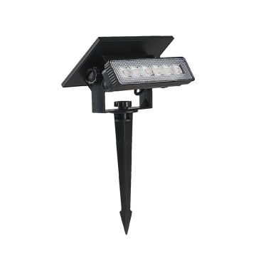 Lampada LED solare 2in1 LED/0,9W/3,7V 3000K IP65 1200 mAh nero