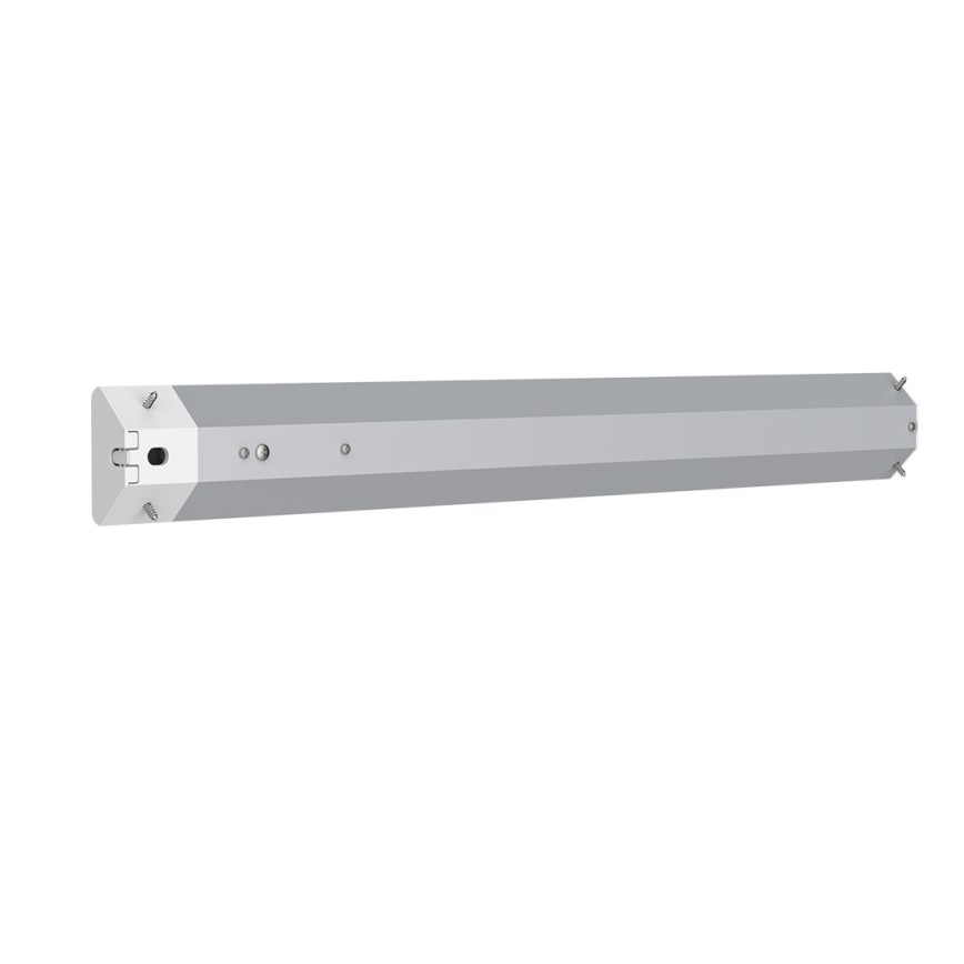 Lampada LED sottopensile con prese e USB porte LED/18W/230V 4000K argento