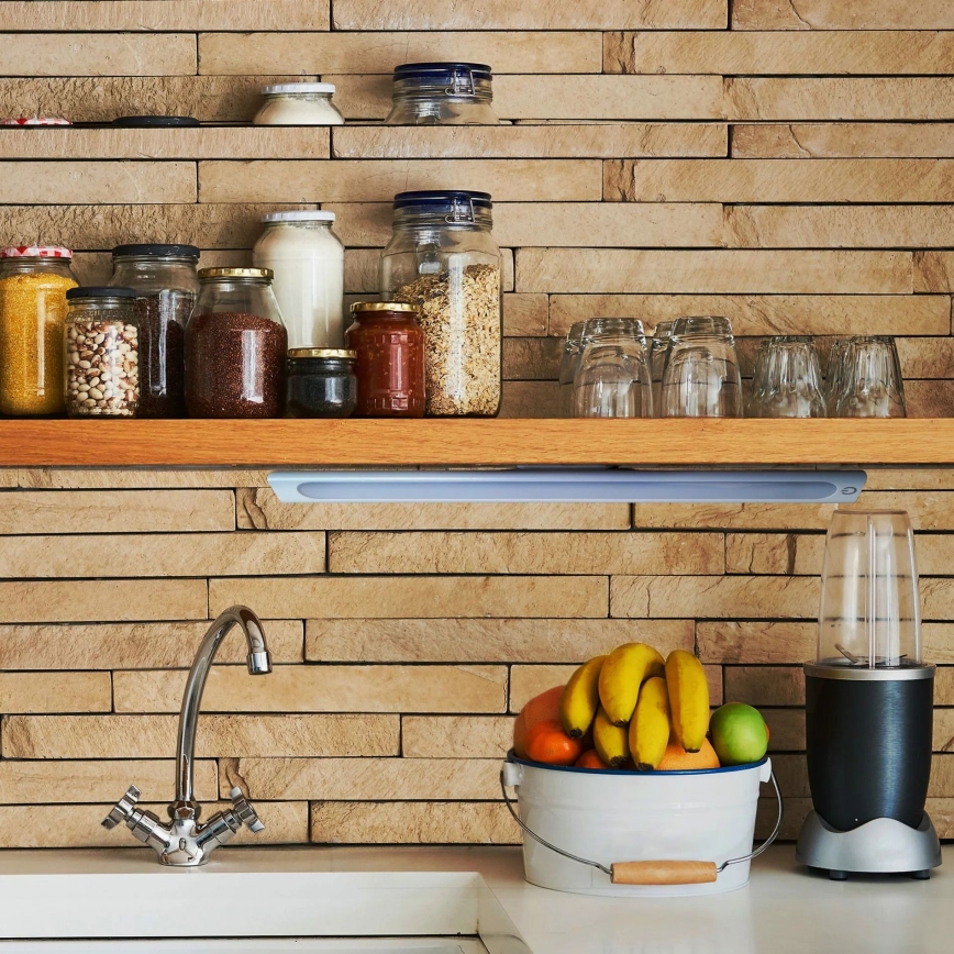 LED Under cucina cabinet touch magnetic chiaro LED/2,5W/5V USB 2700/4000/6500K 1200 mAh 35 cm bianco