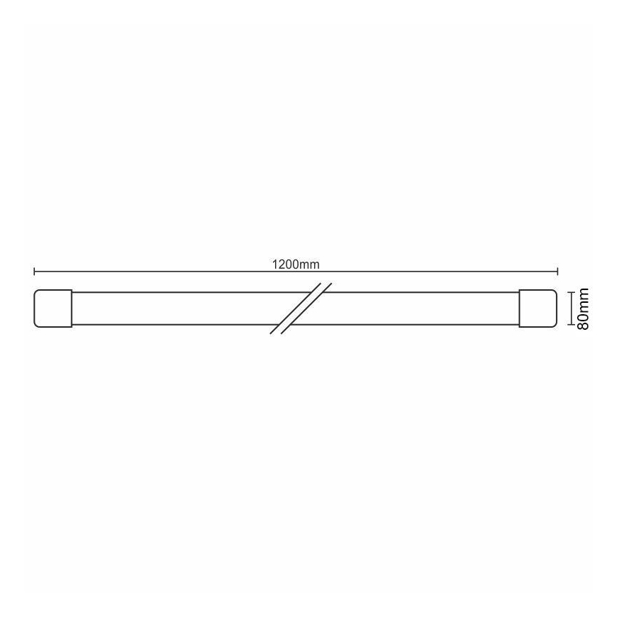 Lampada LED sottopensile LED/40W/230V 4000K IP40