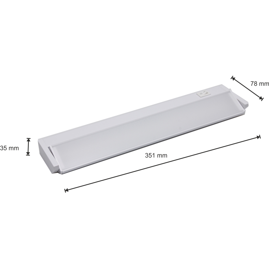 Lampada LED sottopensile LED/5W/230V Bianco