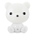 Lampada notturna LED dimmerabile per bambini 2,5W/230V orsacchiotto bianco