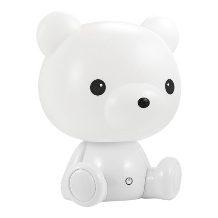 Lampada LED notturna per bambini LED/2,5W/230V orsacchiotto bianco