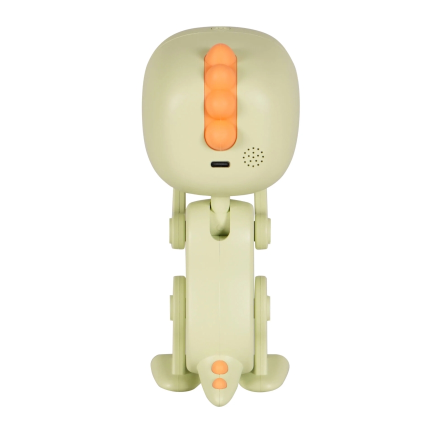LED RGBW Dimmerabile per bambini notte piccola lampada con sveglia ROBOT LED/1W/5V 1200 mAh