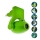 Lampada notturna LED per bambini con proiettore LED/0,5W/230V verde