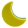 Lampada notturna LED per bambini con sensore crepuscolare LED/0,5W/230V luna