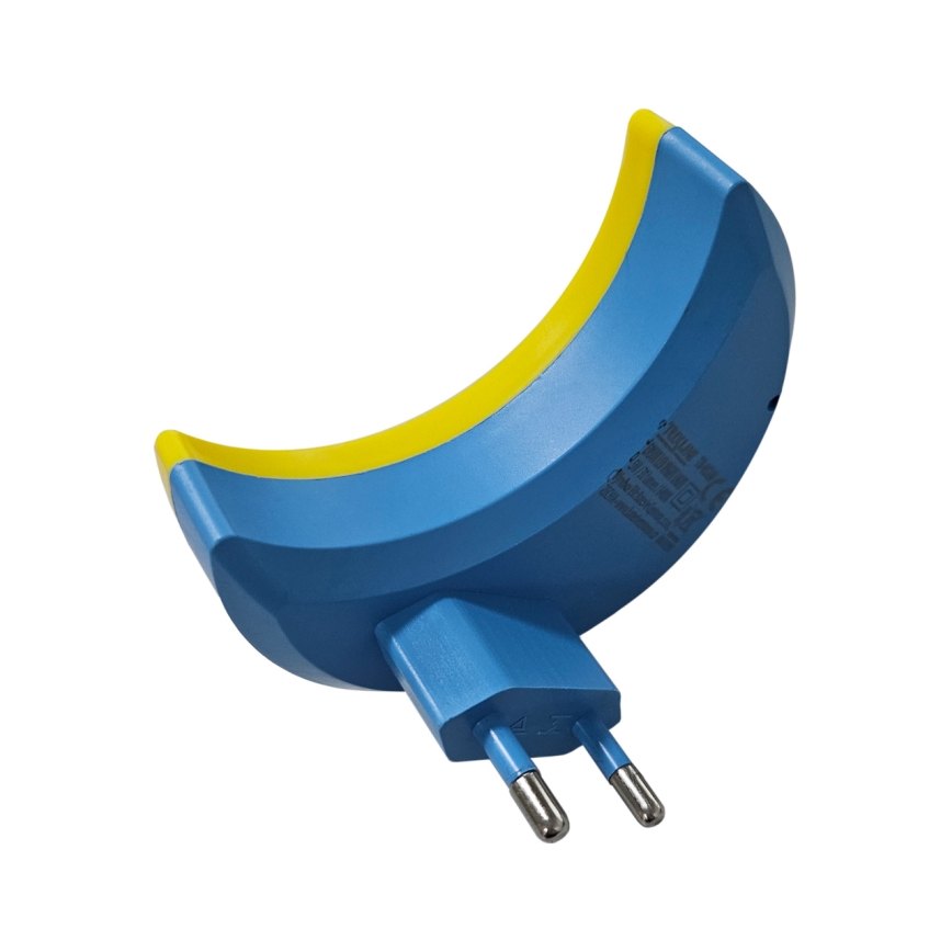 Lampada notturna LED per bambini con sensore crepuscolare LED/0,5W/230V luna