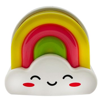Lampada notturna LED per bambini LED/0,5W/230V arcobaleno