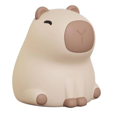 Lampada per bambini LED RGBW Dimmerabile LED/1W/5V USB 1200 mAh capybara