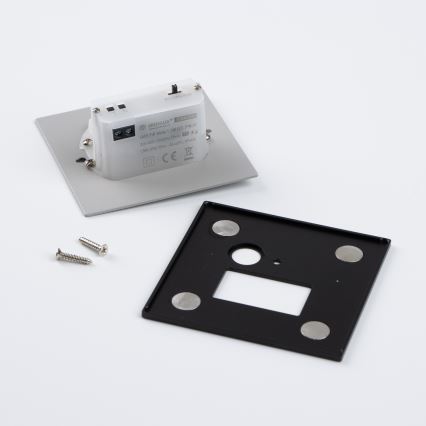 Lampada per scale LED con sensore di movimento e sensore crepuscolare LED/1,5W/230V 3000/4000/6500K nero