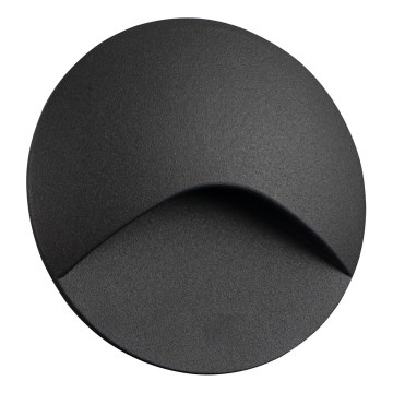 Lampada per scale a LED EXIN LED/2,5W/230V 3000K IP65 antracite rotonda