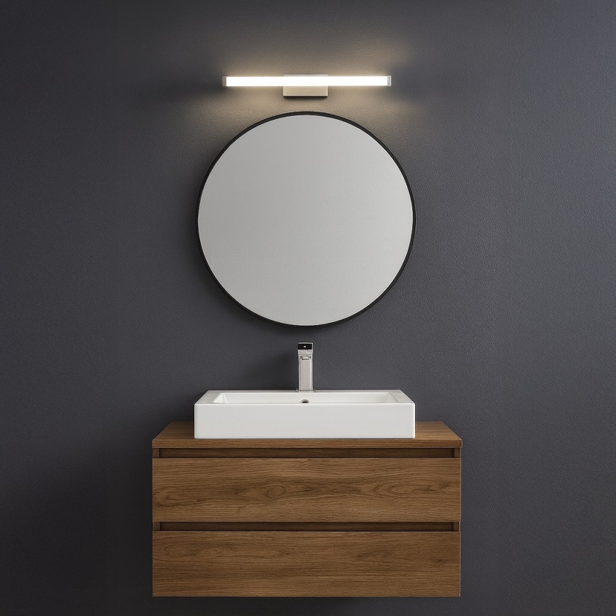 Lampada per specchio da bagno MIRORE LED, 5W, 230V, 30 cm, IP44, cromo lucido