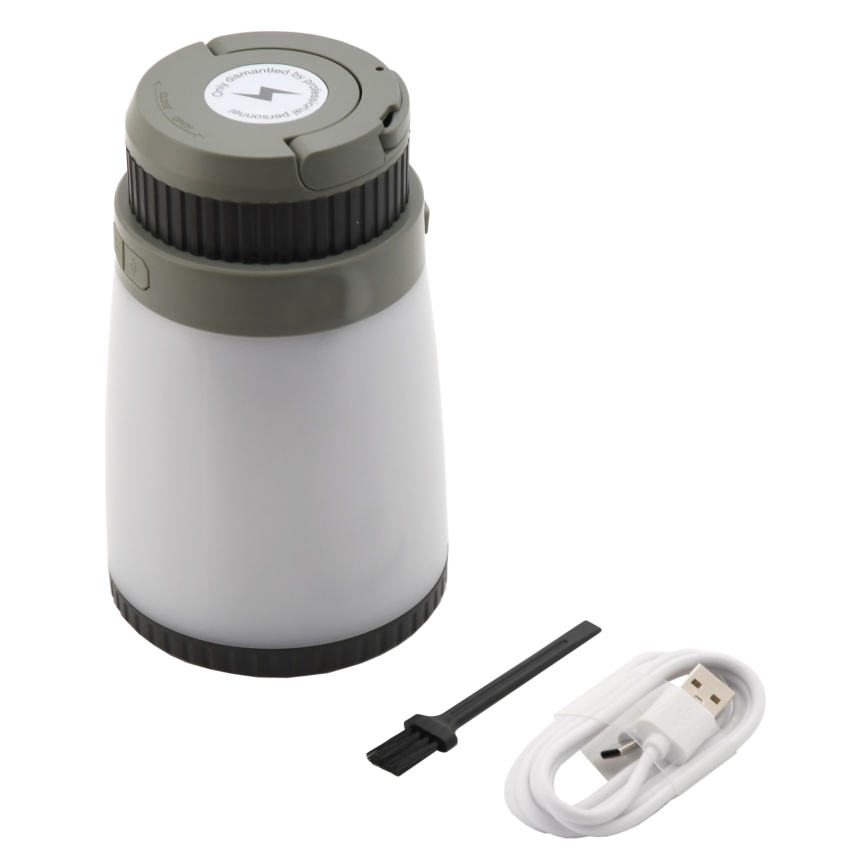 Lampada portatile a LED ricaricabile con trappola per insetti LED/2W/1800mAh/3xAAA IPX4 verde