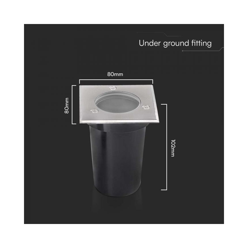 Lampada segnapasso da esterno 1xGU10/35W/230V IP67