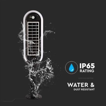 Lampada solare a LED con sensore BOLLARD LED/5W/5,5V IP65 3000K