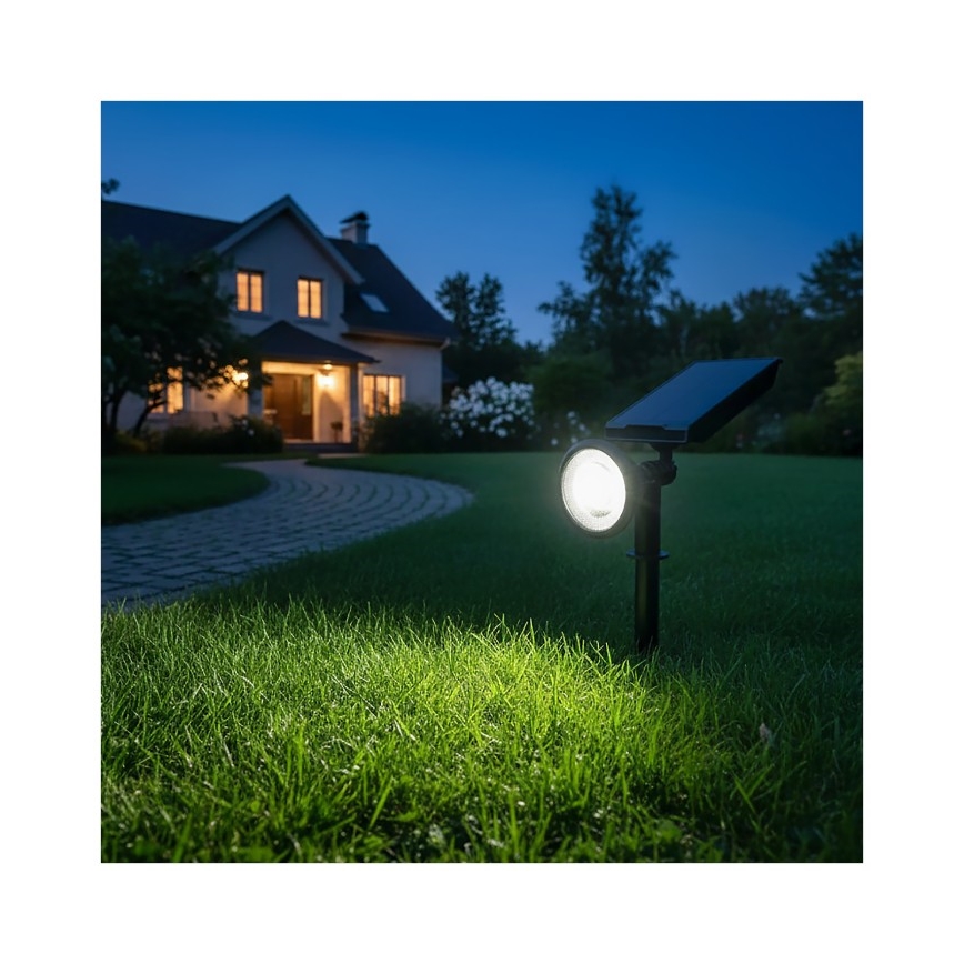 Lampada solare a LED LANCE LED/3,7V 6000K IP44 1500 mAh
