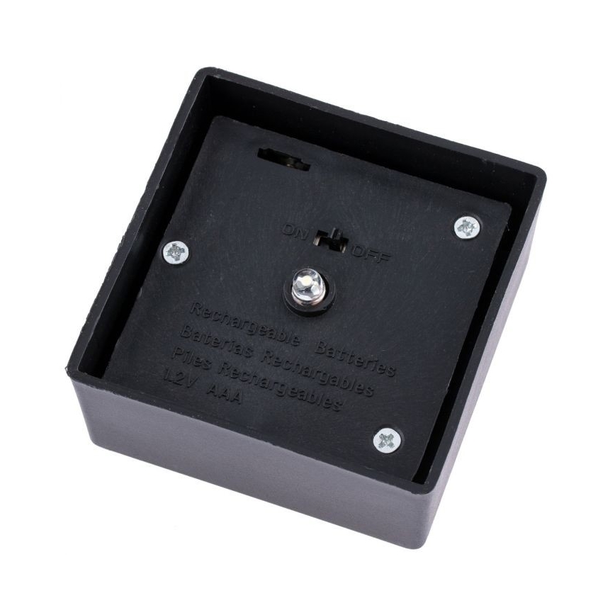 Lampada solare a LED MARTIN LED/1,2V 150 mAh IP44 nera