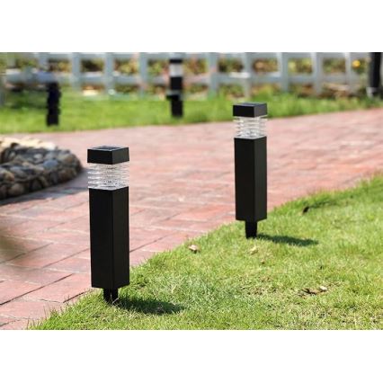 Lampada solare a LED MARTIN LED/1,2V 150 mAh IP44 nera
