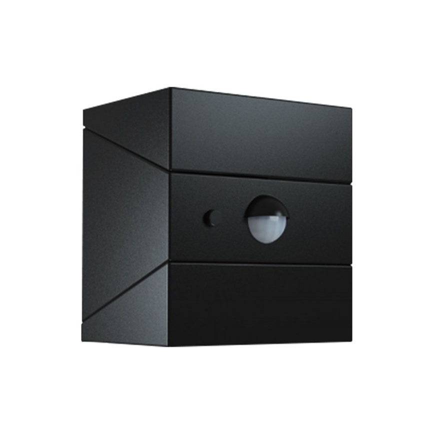 LED Lampada solare da parete con sensore LED/2,5W/3,7V 3000/4000/6000K IP65 1200 mAh nera