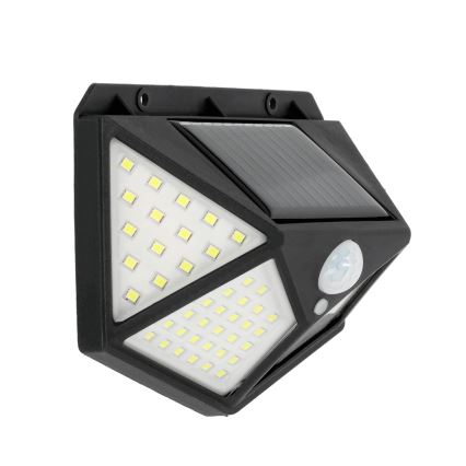 Lampada da parete solare LED con sensore LED/1W/3,7V 6500K IP44 1200 mAh