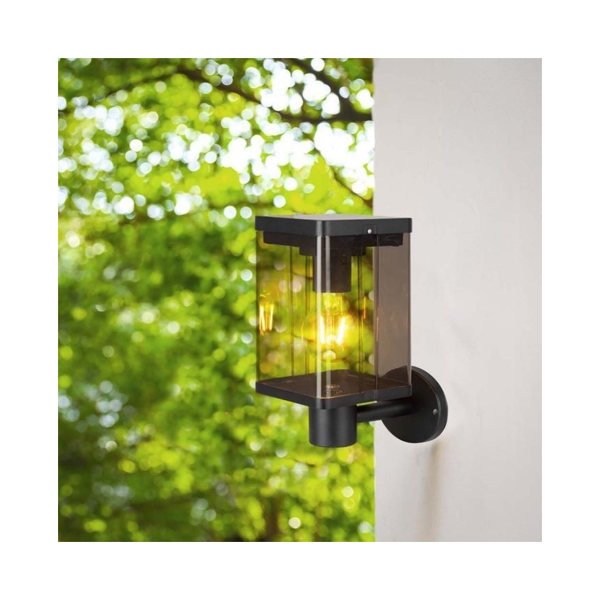 Lampada da parete solare LED da esterno con sensore LED/2,5W/3,7V 3000K IP54 2000 mAh