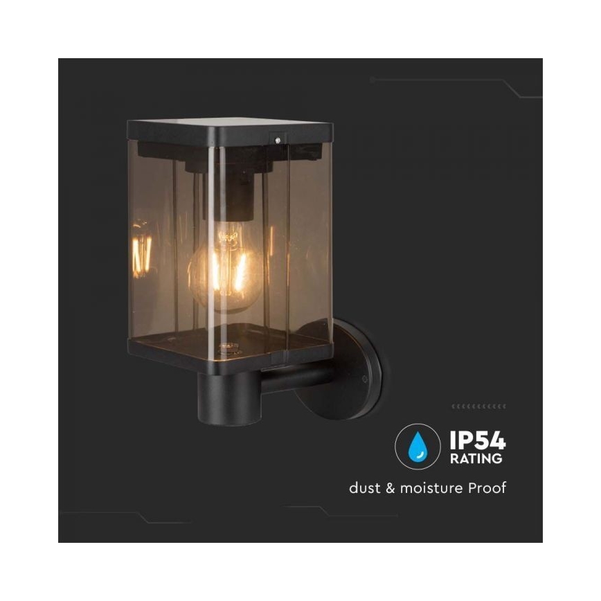 Lampada da parete solare LED da esterno con sensore LED/2,5W/3,7V 3000K IP54 2000 mAh